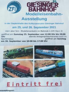 Modelleisenbahnausstellung - Giesing - 2021